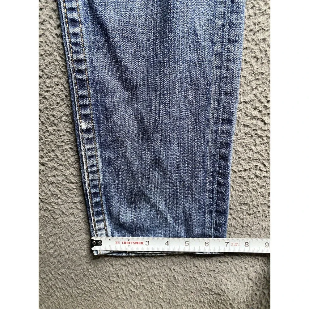 Vintage Y2K True Religion Zach Mens Jeans Straight Button Fly W32 L32 USA Made